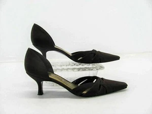 Stuart Weitzman Women Shoe Size 7M Brown Cut Out Heel Pump Pre Owned qp - Picture 1 of 12
