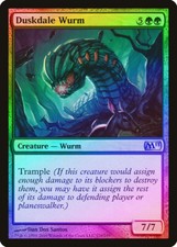 Duskdale Wurm FOIL Magic 2011 / M11 NM Green Uncommon MAGIC MTG CARD ABUGames