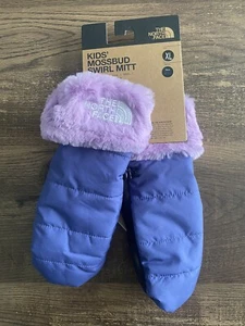 NEW North Face Mossbud Swirl Mitten XL insulated eTip Youth/Girl/Teen Age 10-13 - Picture 1 of 8