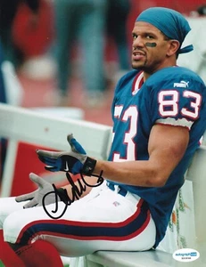 ANDRE REED signed (BUFFALO BILLS) Hall Of Fame Football 8X10 Foto ACOA SD19165 - Bild 1 von 1