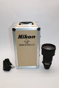 Nikon Ai-S NIKKOR 200mm f/2 ED Bright Prime Manual Lens Vintage - Picture 1 of 11