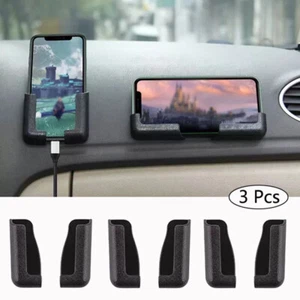 3PZ Staffa Mobile Multifunzione Autoadesiva Supporto Cruscotto Auto Telefono Supporti - Foto 1 di 15