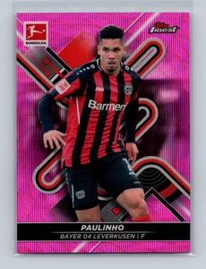 Paulinho 2021-22 Topps Finest Bundesliga Pink Wave Refractor /300 #106 - Picture 1 of 2