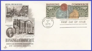 USA4 #1577-78 U/A ARTCRAFT FDC STR2  Banking & Commerce - Picture 1 of 1