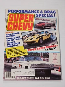 Super Chevy Magazine August 1985 10.90 ET '62 Z-11 409 Bel Air! - Picture 1 of 2