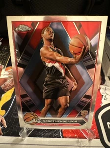 SCOOT HENDERSON 2023-24 Topps Chrome Basketball RC ROOKIE Base - Picture 1 of 2