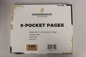 (100) Humongous Hoard 9 Pocket Pages - Box - Picture 1 of 1