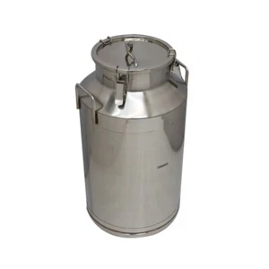 15.8Gallon Stainless Steel Milk Pail Farm Water Milk Wine Bucket Lid Storage New - Picture 1 of 21