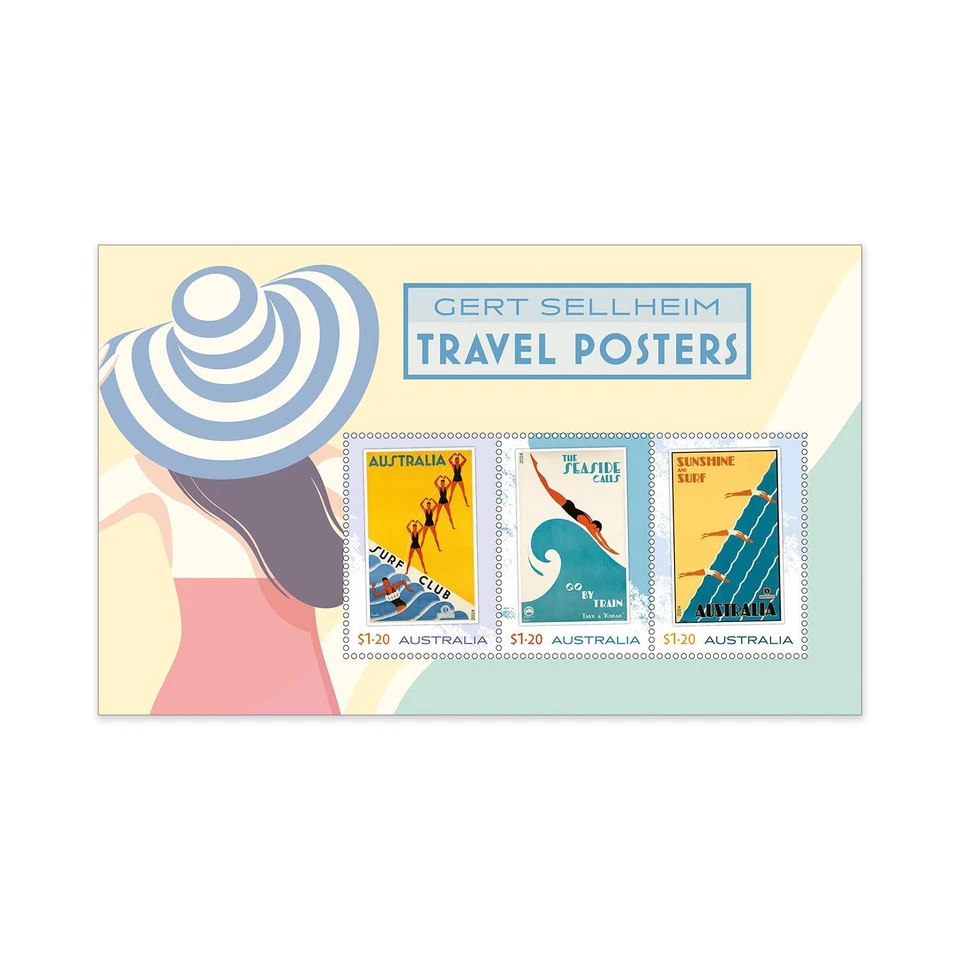 Australia - Gert Sellheim Travel Posters - Image 1 of 1