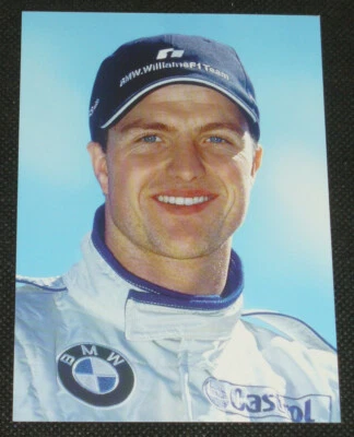 Ralf Schumacher im BMW Williams * Autogrammkarte Postkarte * Formel 1 * Portrait - Bild 1 von 2