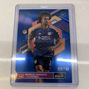 Marco Angulo 2023 Topps Finest MLS Blue Refractor /150 Rookie FC Cincinnati #78 - Picture 1 of 4