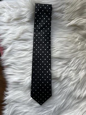 Elegante corbata negra a lunares por colores - Alexander Julian Foto 1 de 4