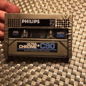 PHILIPS ULTRA CHROME C90 Musicassetta Cromo Cassette Audio - Picture 1 of 7