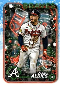 Ozzie Albies 2024 Topps Holiday #H108 Photo Variation SP Atlanta Braves - Picture 1 of 2