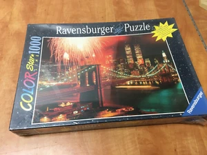 Ravensburger 1000 Piece Fireworks Jigsaw Puzzle NYC New York City SEALED - Picture 1 of 5