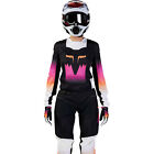 Fox Racing Womens 180 Flora Offroad Jersey Moisture Wicking Vented Black/Pink
