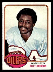 Billy "White Shoes" Johnson 1976 Topps Rookie Card #223 Houston Oilers - Bild 1 von 2