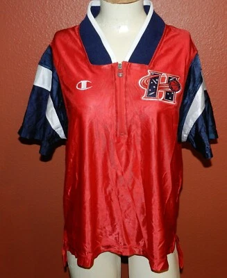 VTG Houston Comets Womens Medium Champion WNBA Basketball Warm-up Shooting Shirt - Image 1 of 4
