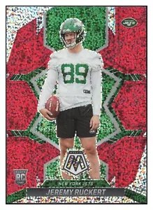 Panini Mosaic Red Sparkle Prizm 2022 Jeremy Ruckert #360 radiocontrol novato New York Jets - Imagen 1 de 2