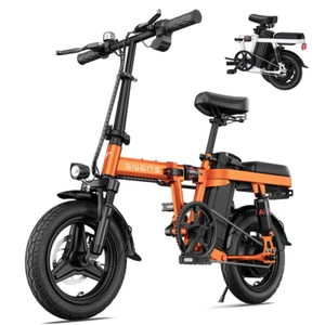 ENGWE T14 Electric Bicycles EBike 350W 48V E-Folding Bike 32mph Double shock MTB - Picture 1 of 13