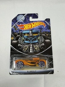 Hot Wheels 2/4 Happy Halloween Series 16 ANGELS Orange w/Purple Wheels 2015 T37 - Picture 1 of 12