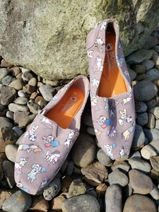 BOBS from SKECHERS dog print memory foam slip on, size 6.5, 6 1/2 - Picture 1 of 7