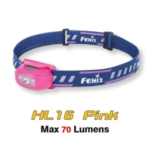 Fenix HL16 70 Lúmenes Ligero Exterior Senderismo Faro Rosa - Imagen 1 de 10