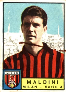 FIGURINA CALCIATORI PANINI 1963/64 - MILAN - MALDINI - Mai Incollata - Picture 1 of 2