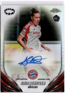 Alara Sehitler 2023-24 Topps Chrome Women's Auto Refractor Bayern Munich - Picture 1 of 2
