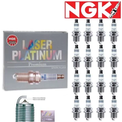 Kit de 16 bujías NGK Laser Platinum 2003-2005 Dodge Ram 2500 5,7 L V8 Foto 1 de 4