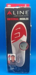 Aline Universal Insoles Arch Supports Unisex Small M 6.5-7.5 W 7.5-8.5 Dam Pckg - Picture 1 of 8