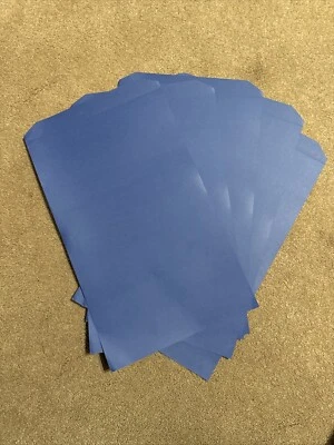 Legal Size Manuscript Cover Blueback 5-pack Light Wt 15.4x9" One Creased Corner - Image 1 of 4
