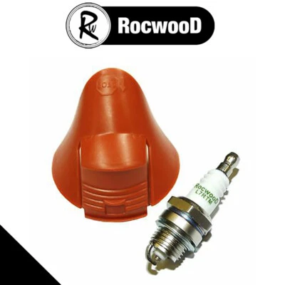 ROCWOOD Fits Stihl TS400 Orange Shroud Cap Cover And Spark Plug Fits Cut Off Saw