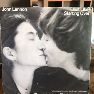 JOHN LENNON 45 TOURS (JUST LIKE ) STARTING OVER GEFFEN RECORDS 79186 DE 1980