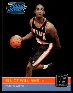 2010-11 Donruss Elliot Williams Rookie Portland Trail Blazers #249 - Picture 1 of 2