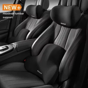 2 in 1 Auto Nackenkissen Lendenwirbelstütze Rückenkissen Memory Foam Sitz Stuhl Geschenk - Bild 1 von 8