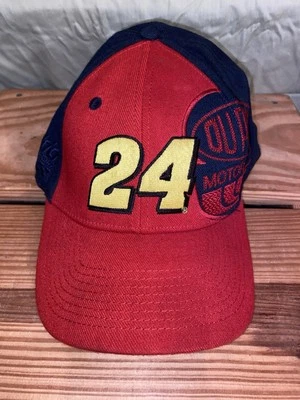 Gorra de béisbol JEFF GORDON #24 NASCAR DUPONT MOTORSPORTS roja azul Foto 1 de 4