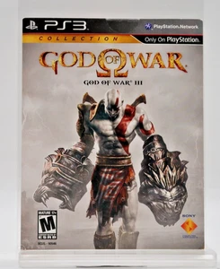 Playstation 3 Collection - God Of War & God Of War 3 Cardboard No Cellophane New - Picture 1 of 2