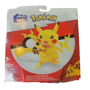 NUEVO MATTEL TOYS MEGA CONSTRUX POKÉMON PIKACHU JUEGO DE 211 PIEZAS COLECCIONABLES - Imagen 1 de 2