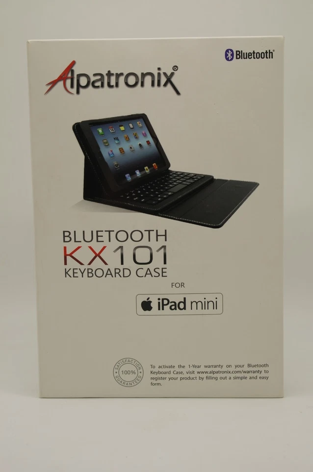 Alpatronix Kx101 Ipad Mini Leather Case With Bluetooth Keyboard  Ipad Cover - Image 1 of 4