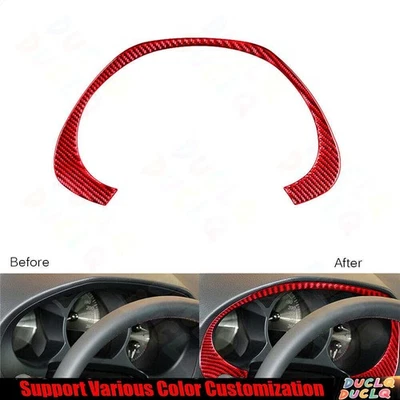 Cuadro de instrumentos rojo de fibra de carbono para Lexus GS GS350 GS450h 2006-11 Foto 1 de 4