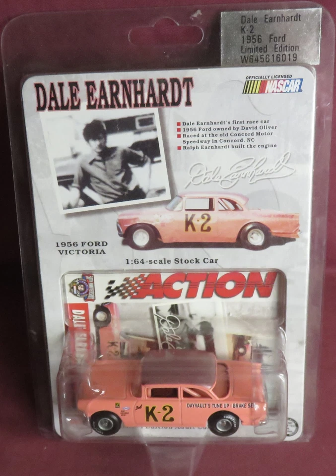 DALE WONHARDT, #K-2, PRIMER COCHE DE STOCK, ACCIÓN 1/64 1956 FORD Foto 1 de 1