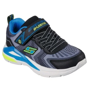 Skechers S-Lights Tri-Namics Toddlers # 5 Blue LEDs Ez Strap 401660N/BKYB New Bx - Foto 1 di 9