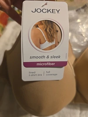 Sujetador Camiseta Jockey Suave y Elegante Forrado en Microfibra Cobertura Completa 44D Taupe Nuevo  Foto 1 de 4