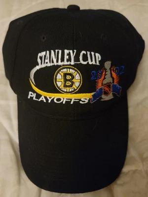 Boston Bruins 2002 Playoffs Twins Enterprise Strapback SOMBRERO Hombre OSFA Nuevo Foto 1 de 4