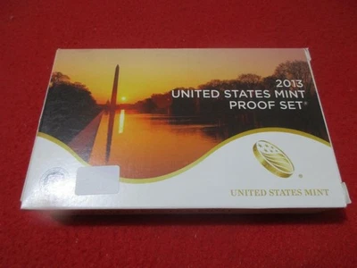 2013-S United States 14 Coin Proof Set.  In Box of Issue.               #MF-5386 - Image 1 of 3