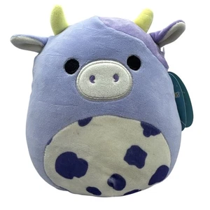 Kellytoy Squishmallows Bubba lila Kuh 8 Zoll Plüsch Neu mit Etikett Rarität Kawaii weich Sammlerstück - Bild 1 von 3