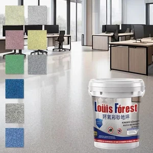 Louis Forest High Gloss Marble Finish Epoxy Floor Coating,Self Leveling V2I4 - Picture 1 of 11