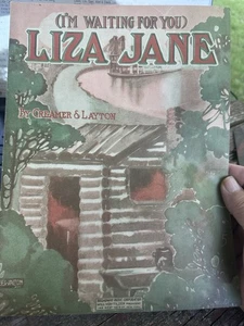 B 1918 Black Composers Noten Milchkännchen & Layton "Liza Jane" - Bild 1 von 2