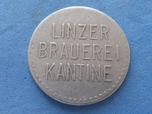 1096) Austria Linz - Linzer Brauerei Kantine 1/2 L 25mm £4.00 - Picture 1 of 2